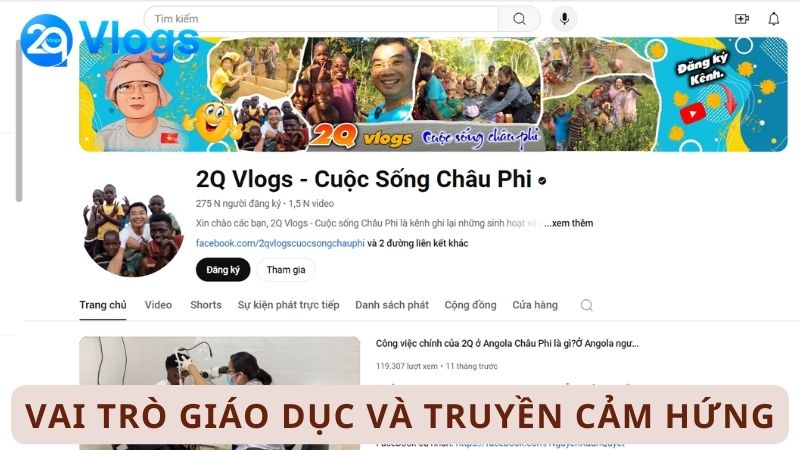 2Q vlogs cuoc song chau phi 2